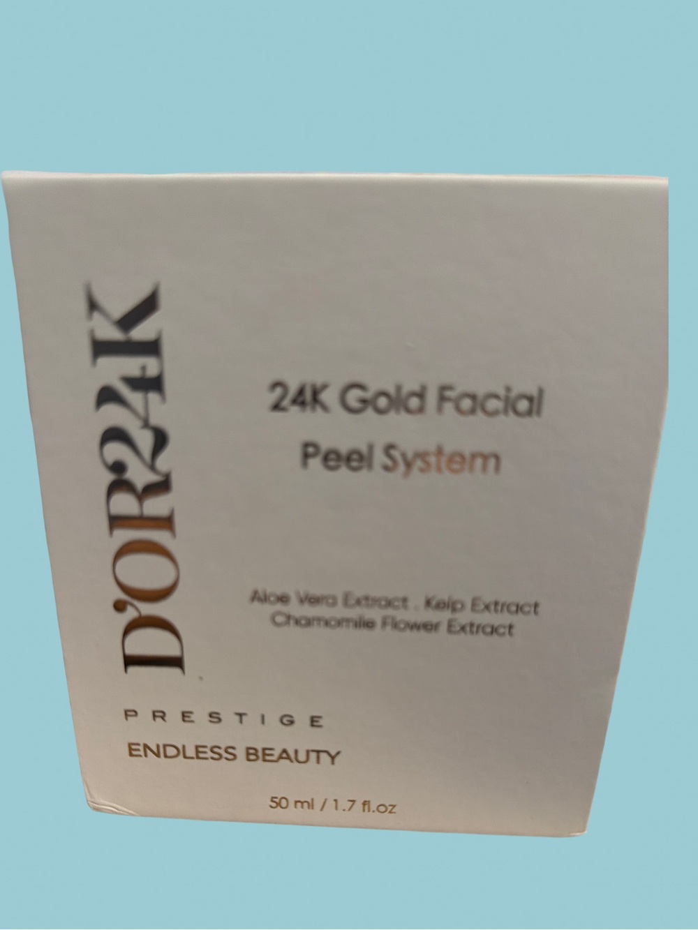 24K Gold Facial Peel System in White & Gold